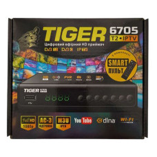 Ресивер TIGER 6705 T2 IPTV металевий корпус