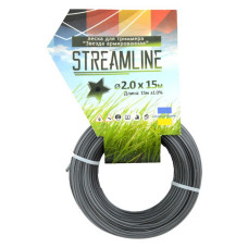 Волосінь для тримера Streamline з кордом 2мм 15м зірка