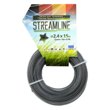Волосінь для тримера Streamline з кордом 2.4мм 15м зірка