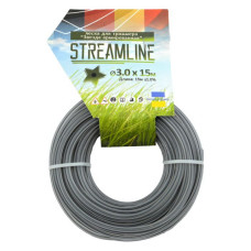 Волосінь для тримера Streamline з кордом 3мм 15м зірка
