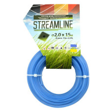 Волосінь для тримера Streamline з кордом 2мм 15м квадрат