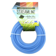 Волосінь для тримера Streamline з кордом 3мм 15м квадрат