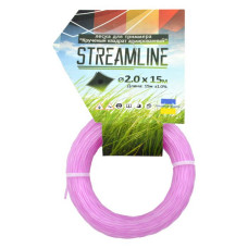Волосінь для тримера Streamline з кордом 2, 0мм 15м кручений квадрат