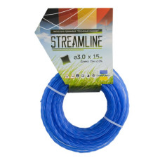Волосінь для тримера Streamline 3.0мм 15м кручений квадрат