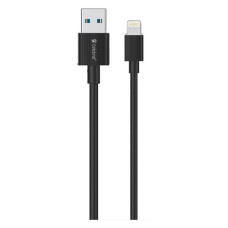 Кабель Celebrat CB-09i opp bag USB Lightning 2.4А 1м чорний Кабель Celebrat CB-09i opp bag USB Lightning 2.4А 1м чорний