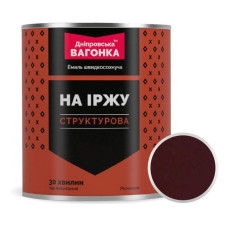 Фарба швидковисихаюча структурна Дніпровська вагонка 7024 0.75л темно-сірий