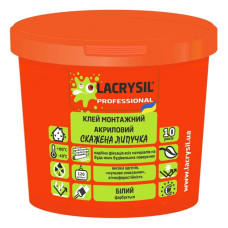 Клей монтажний універсальний Lacrysil Сумасшедшая липучка 3кг білий