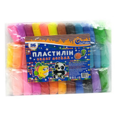 Набір пластиліну супер легкий 34SL1003-36 JO 36 кольорів x 17г стеки