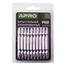 Біта Apro 309172 2-о бічна РН2-РН2х65мм хром