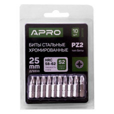Біта Apro 309110 РZ2х25мм хром