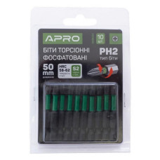 Біта ударна торсіонна Apro 309033 РН2x50мм 10шт