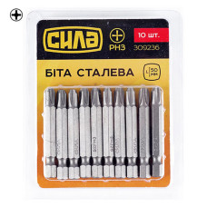 Біта Сила 309236 РН3x50мм 10шт Біта Сила 309236 РН3x50мм 10шт