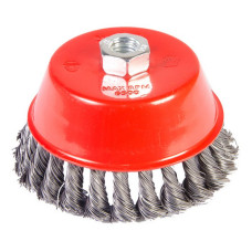 Щітка торцева з плетеного дроту Mastertool 19-7012 D125 М