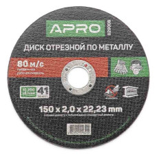 Диск відрізний по металу Apro 829008 150х2.0мм