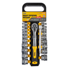 Набір насадок торцевих Master-Tool 78-3821 CRV 3/8 