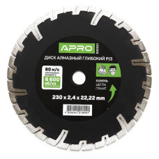 Круг по бетону Aprom 830051 Глубокий Рез 230х2.4мм 22-24%