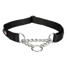 Нашийник Trixie Premium з металевим ланцюжком L-XL 45-70см 25мм чорний