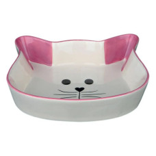 Миска для котів Trixie 0.25л 12см кераміка котяча мордочка