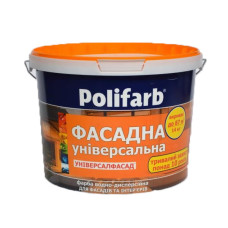 Фарба водоемульсійна Polifarb Универсалфасад 14кг