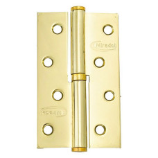 Петля сталева знімна Miradel 100x50-Steel-G R золото