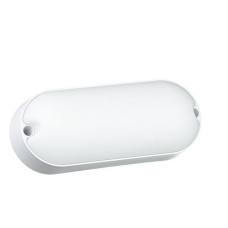 Світильник світлодіодний AVT 113/1 Oval серія Boston 8W 6000K IP65 овал пластик білий