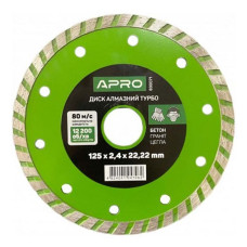 Круг бетону Apro 830071 Турбо 125х2.4мм 16-18%