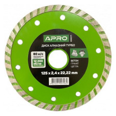 Круг бетону Apro 830073 Турбо 180х2.4мм 16-18%