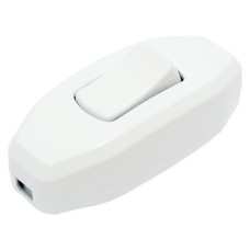Вимикач для бра DE-PA 11201 білий 6 А