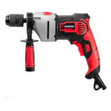 Дриль ударна Intertool WT-0119 900Вт 0-2800об/хв 1.5-13мм металевий корпус редуктора