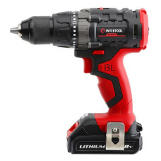 Дриль-шуруповерт Intertool WT-0331 акумуляторна Li-Ion з безщітковим двигуном 18В 50Nm