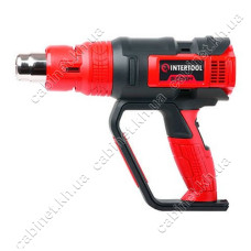 Фен технічний Intertool WT-1030 2000Вт 50-600C 250-500л/хв 3 режими регулювання температури