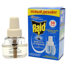 Рідина від комарів для електрофумігаторів RAID 30 ночей Рідина від комарів для електрофумігаторів RAID 30 ночей