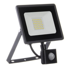 Прожектор AVT Led 30W IP65 холодний 6000К з датчиком руху SMD Sensor матриця з драйвером IC